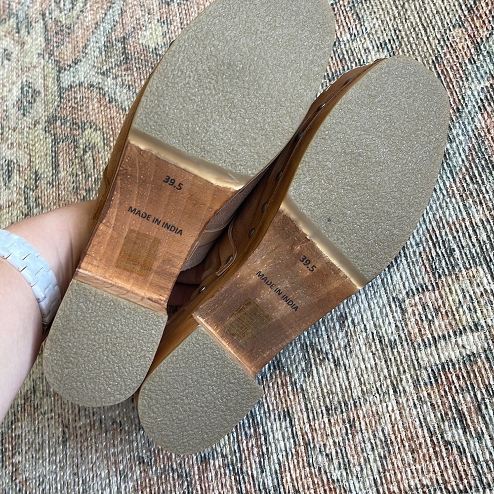 Free People Calabasas Clog in Brown Suede - Picture 6 of 8